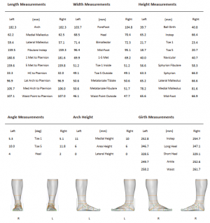 3D foot scanner